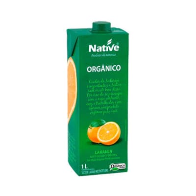 Suco de Laranja Orgânico Native 1L Bebidas Native 